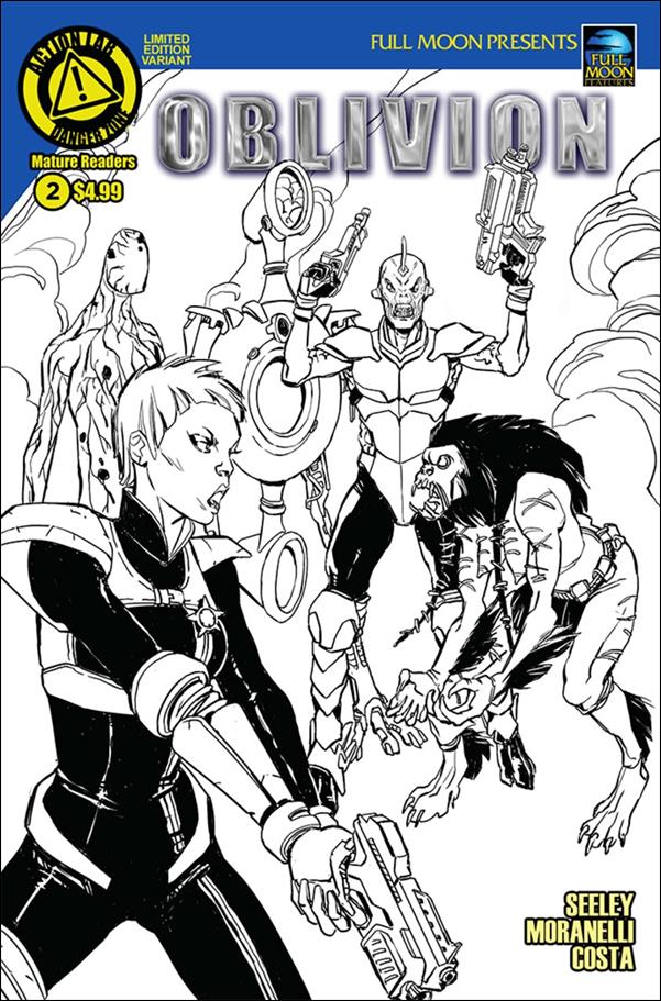 Oblivion (2016) issue 2-B Romina Moranelli Sketch Cover