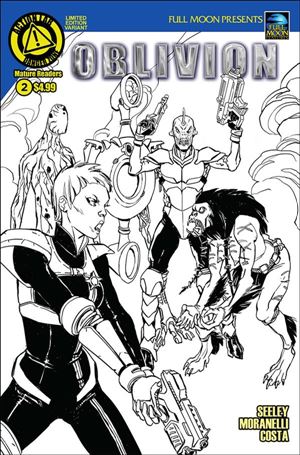 Oblivion (2016) issue 2-B Romina Moranelli Sketch Cover