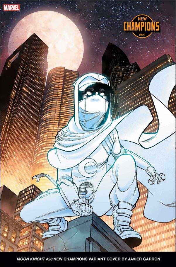 Moon Knight (2021) issue 28-B Javier Garron New Champions Cover