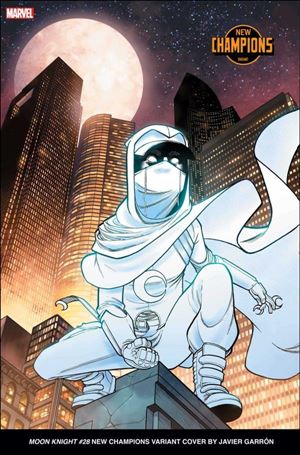 Moon Knight (2021) issue 28-B Javier Garron New Champions Cover