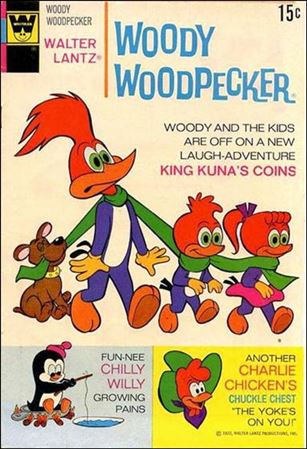 Walter Lantz Woody Woodpecker  issue 122-B Whitman Cover