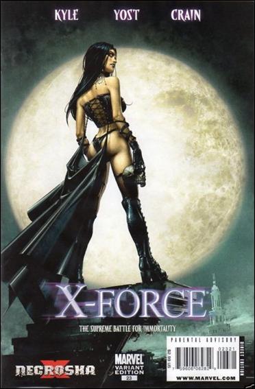 X-Force (2008) issue 23-B Clayton Crain 1:15 "Selene - Underworld" Cover
