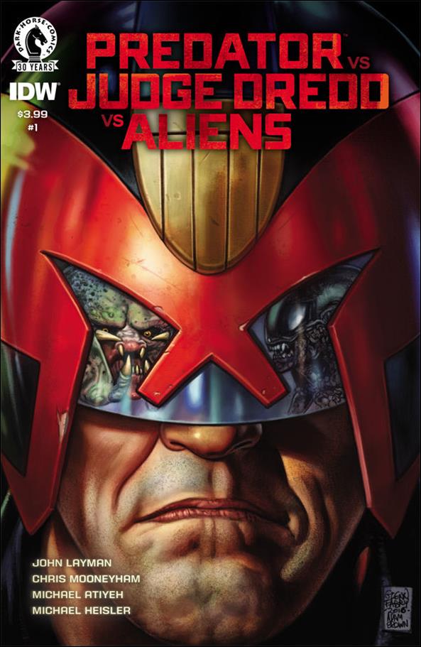 Predator vs. Judge Dredd vs. Aliens issue 1 Standard Cover