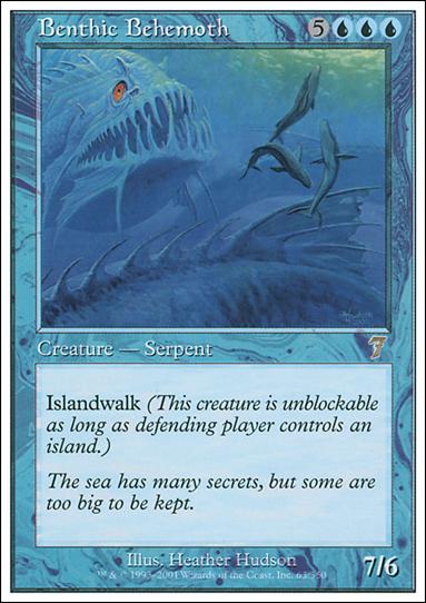 Magic the Gathering: 7th Edition (Base Set) card 63 Benthic Behemoth