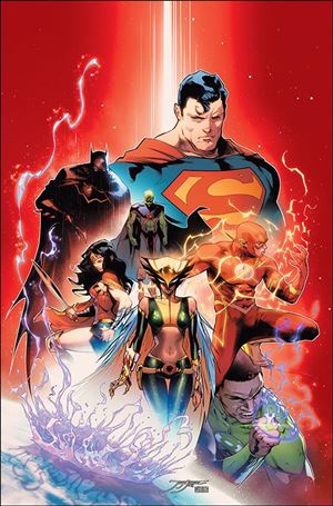 Justice League (2018) issue 2-D Jorge Jimenez Red Cover (2nd Printing)
