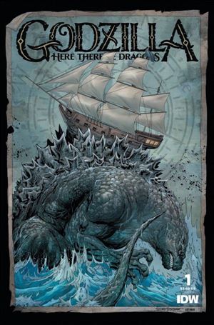 Godzilla: Here There be Dragons issue 1-B Tyler Kirkham Cover