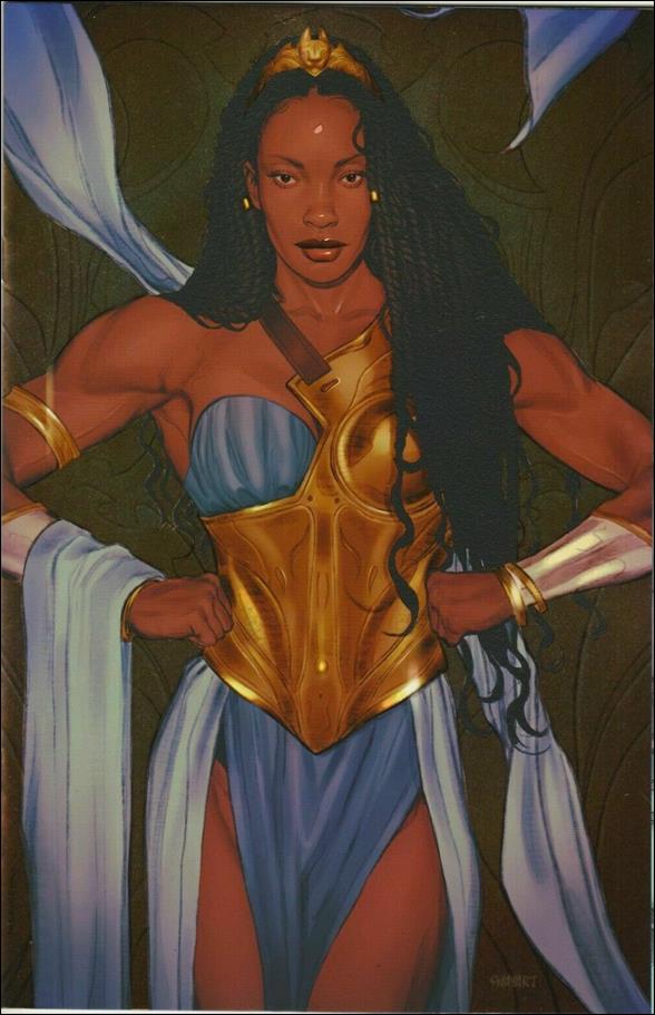 Nubia and the Amazons issue 1-D Swaby 1:25 Virgin Megalustre Cardstock Cover