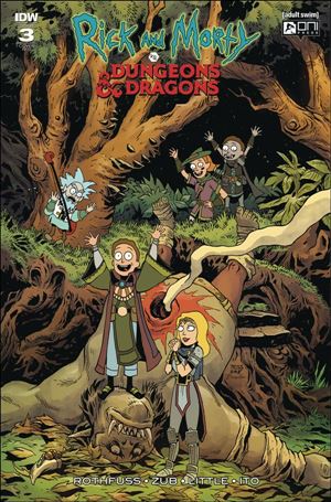 Rick and Morty vs Dungeons & Dragons issue 3-D Tess Fowler 1:20 Cover