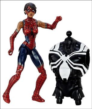 Marvel Legends Series: Spider-Man (Venom Series)  figure 6-B Web-Slinging Heroines (Spider-Girl) Loose