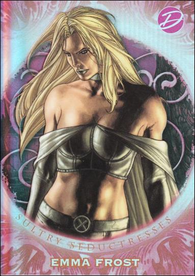Marvel Dangerous Divas (Sultry Seductresses Subset) card S4 Emma Frost