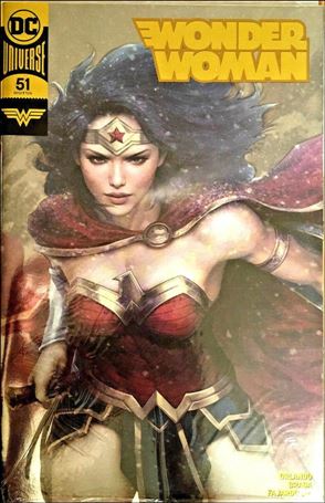 Wonder Woman (2016)  issue 51-C Stanley "Artgerm" Lau Gold Foil Convention Cover