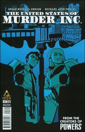 United States of Murder Inc. issue 1-E Michael Avon Oeming Cover (2nd Printing)