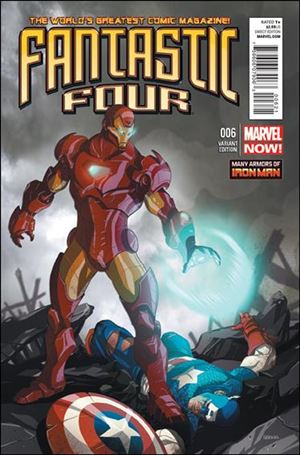 Fantastic Four (2013) issue 6-B Karl Kerschl 1:20 