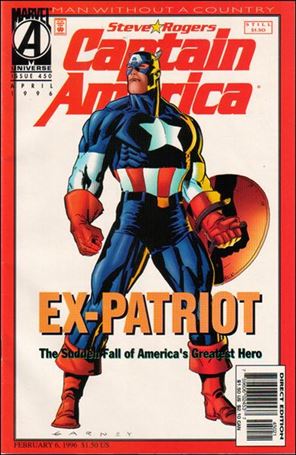 Captain America (1968) issue 450-B Time Magazine Style Cover