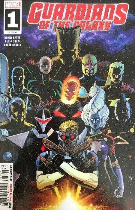 Guardians of the Galaxy (2019) issue 1-V Geoff Shaw Walmart Silver/Red Logo Cover