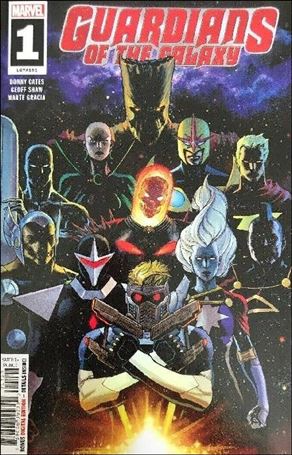 Guardians of the Galaxy (2019) issue 1-V Geoff Shaw Walmart Silver/Red Logo Cover
