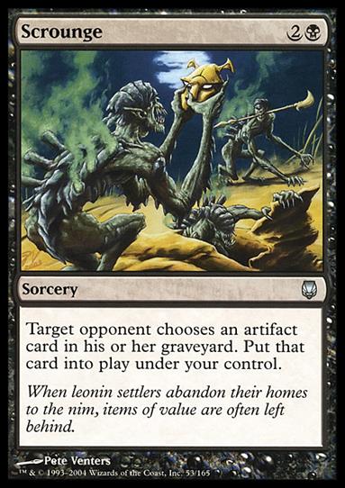 Magic the Gathering: Darksteel (Base Set) card 53 Scrounge
