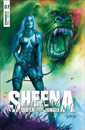 Sheena: Queen of the Jungle (2021) issue 7-F Lucio Parrillo Ultraviolet Cover