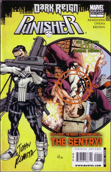 Punisher (2009) issue 1-E DF "Osborn" Cover (Signed by John Romita) 1/78