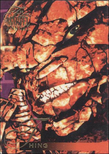 Marvel Annual Flair '95 (Base Set) card 81 Thing