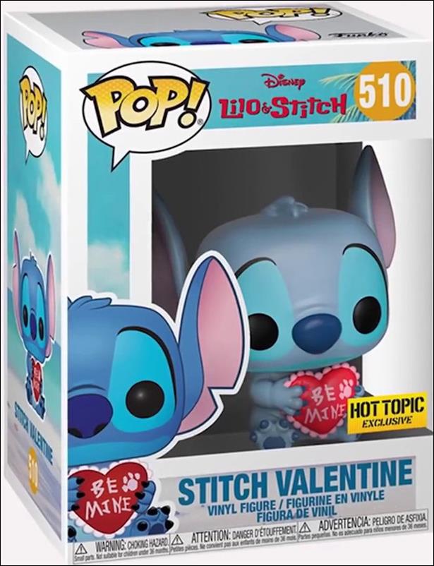 POP! Disney figure 510 Stitch Valentine Hot Topic Exclusive