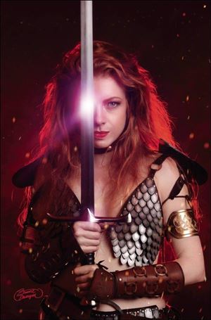 Unbreakable Red Sonja issue 1-V 1:25 Cosplay Virgin Photo Cover