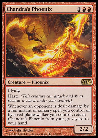 Magic the Gathering: 2012 Core Set (Base Set) card 126 Chandra's Phoenix