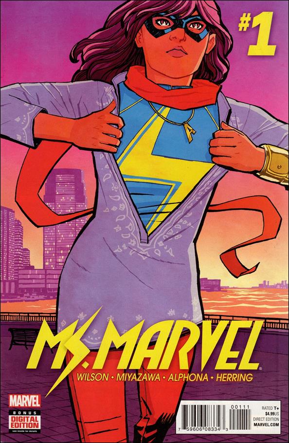 Ms. Marvel (2016) issue 1 Cliff Chiang Cover