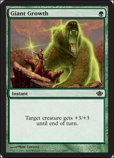 Magic the Gathering: Duel Decks: Garruk vs. Liliana (Base Set) card 14 Giant Growth