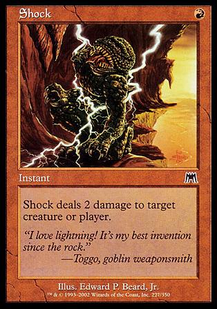 Magic the Gathering: Onslaught (Base Set) card 227 Shock