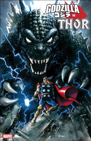 Godzilla vs. Thor issue 1-I Clayton Crain 1:25 Cover