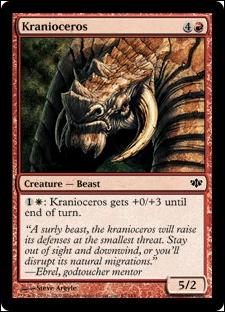 Magic the Gathering: Conflux (Base Set) card 67 Kranioceros