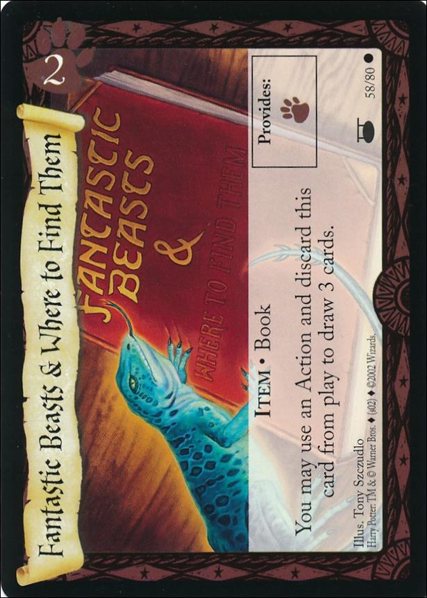 Harry Potter: Diagon Alley (Base Set) card 58 Fantastic Beasts & Where to Find Them