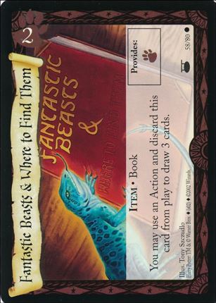 Harry Potter: Diagon Alley (Base Set) card 58 Fantastic Beasts & Where to Find Them