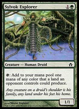 Magic the Gathering: Fifth Dawn (Base Set) card 93 Sylvok Explorer