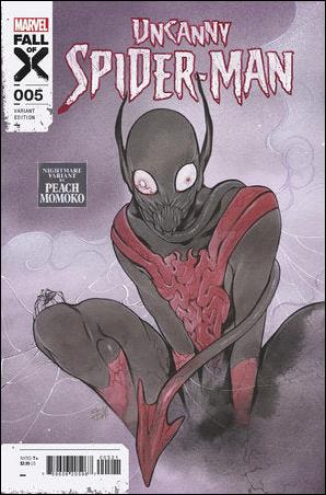 Uncanny Spider-Man issue 5-C Peach Momoko Nightmare Cover