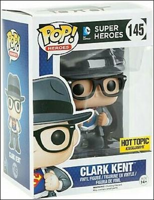 POP! Heroes figure 145 Clark Kent Hot Topic Exclusive