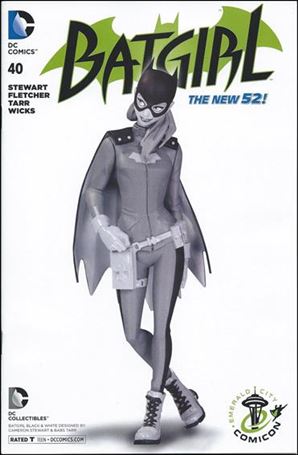 Batgirl (2011) issue 40-D Babs Tarr Emerald City Comicon Cover