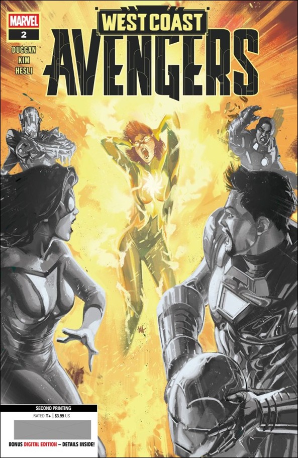 West Coast Avengers (2025) issue 2-E Ben Harvey Cover (Second Printing)