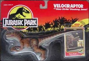 Jurassic Park (Movie) Action Figures figure 10 Velociraptor (Dino Strike)