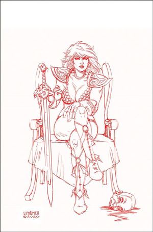Red Sonja (2019) issue 24-O Joseph Michael Linsner 1:30 Red Line Virgin Cover