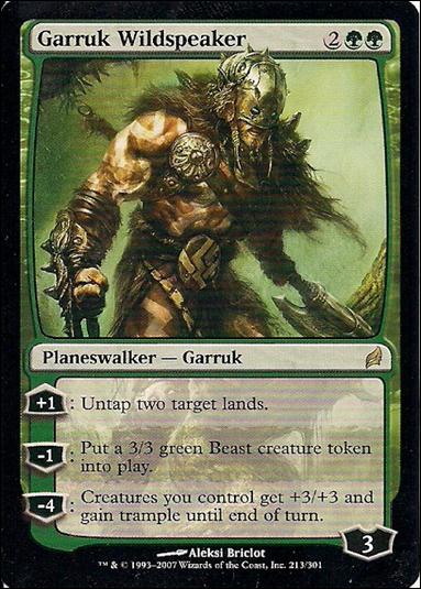 Magic the Gathering: Lorwyn (Base Set) card 213 Garruk Wildspeaker