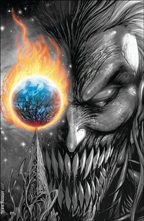 King in Black issue 3-I Tyler Kirkham Unknown Comics Color Splash Cover