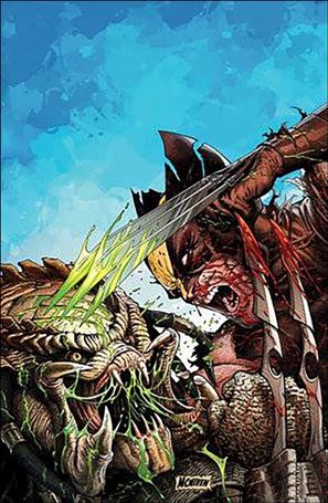 Predator vs. Wolverine issue 1-K Steve McNiven 1:25 Virgin  Cover (Second Printing)