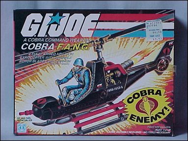 G.I. Joe: A Real American Hero 3 3/4" Basic Vehicles and Playsets figure 15 F.A.N.G. (Cobra Gyrocopter)