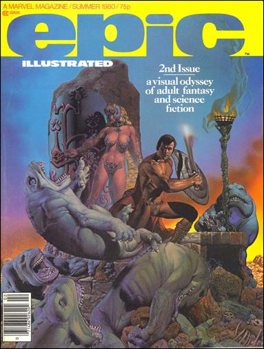 Epic Illustrated issue 2-B UK Price Cover
