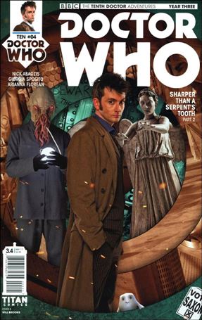 Doctor Who: The Tenth Doctor Year Three issue 4-B Will Brooks Subscription Photo Cover