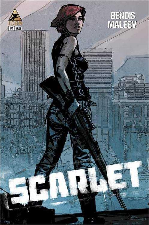Scarlet (2010) issue 1-D Alex Maleev Wraparound Cover (2nd Printing)