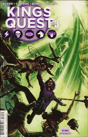 Kings Quest issue 3-C Colton Worley Subscription Cover