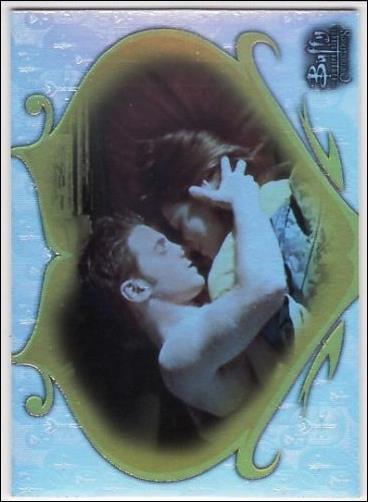Buffy the Vampire Slayer: Connections (Parallel Foil Base Set) card BC-29 Willow + Oz : First Love Connection